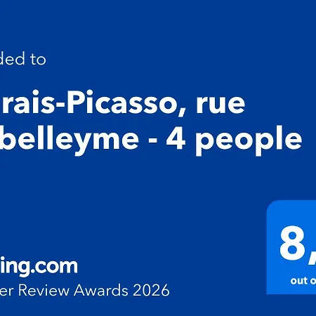 Marais-picasso, Rue Debelleyme - 4 People